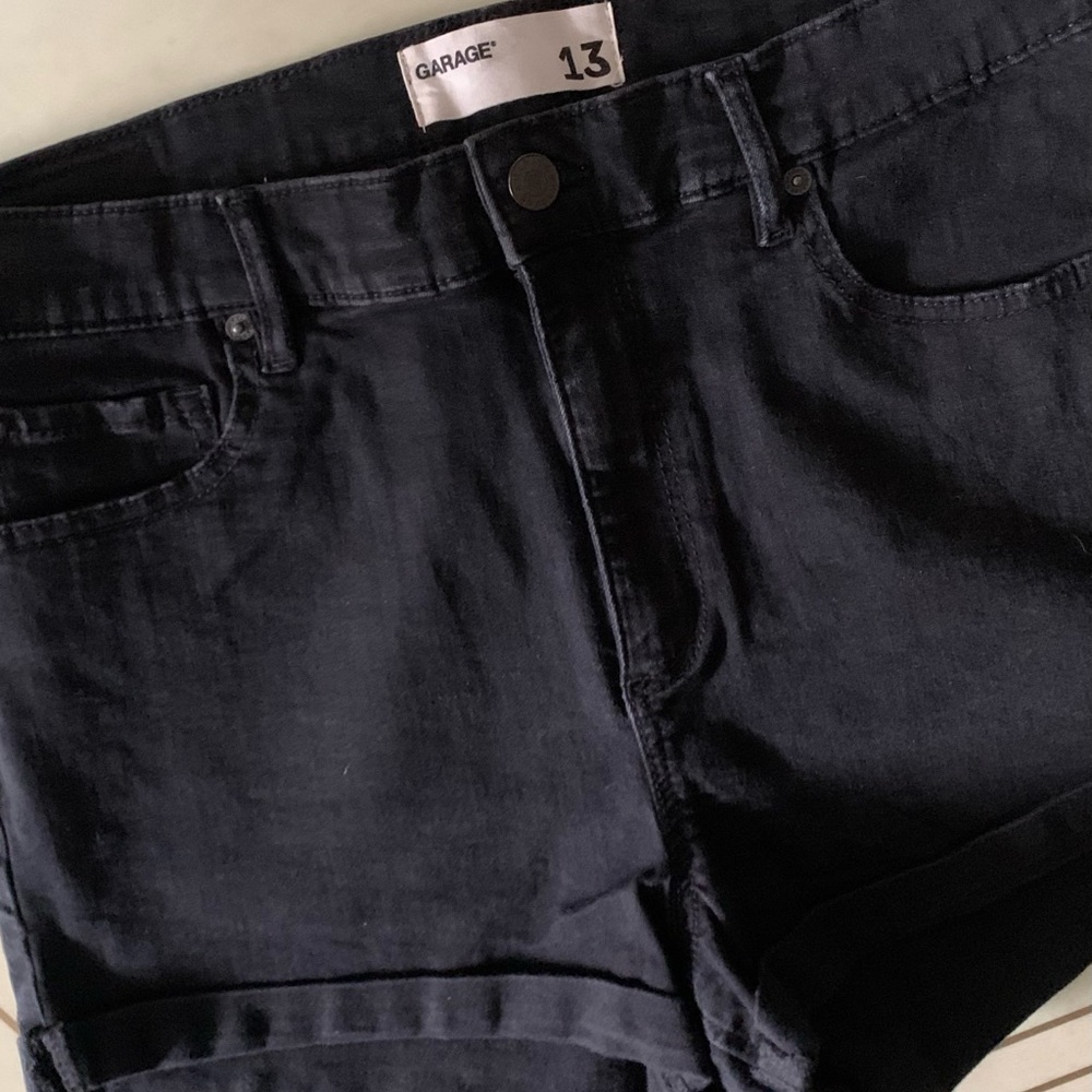 Garage Black Shorts